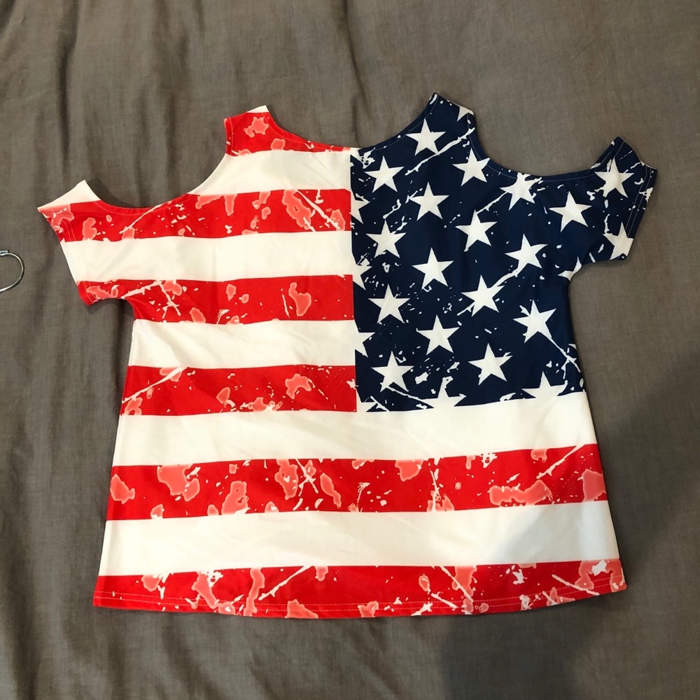 American flag shirt